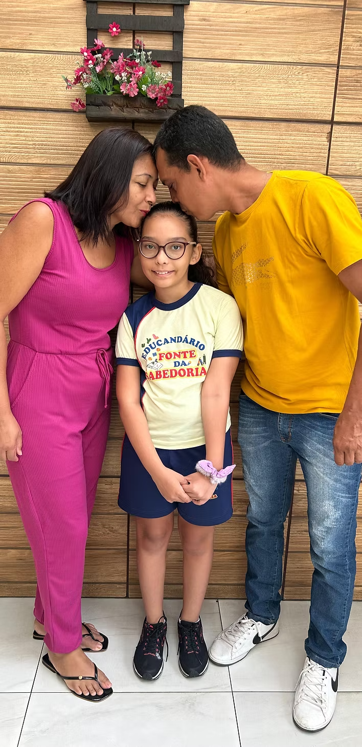 Rosa de Lima Nunes e família